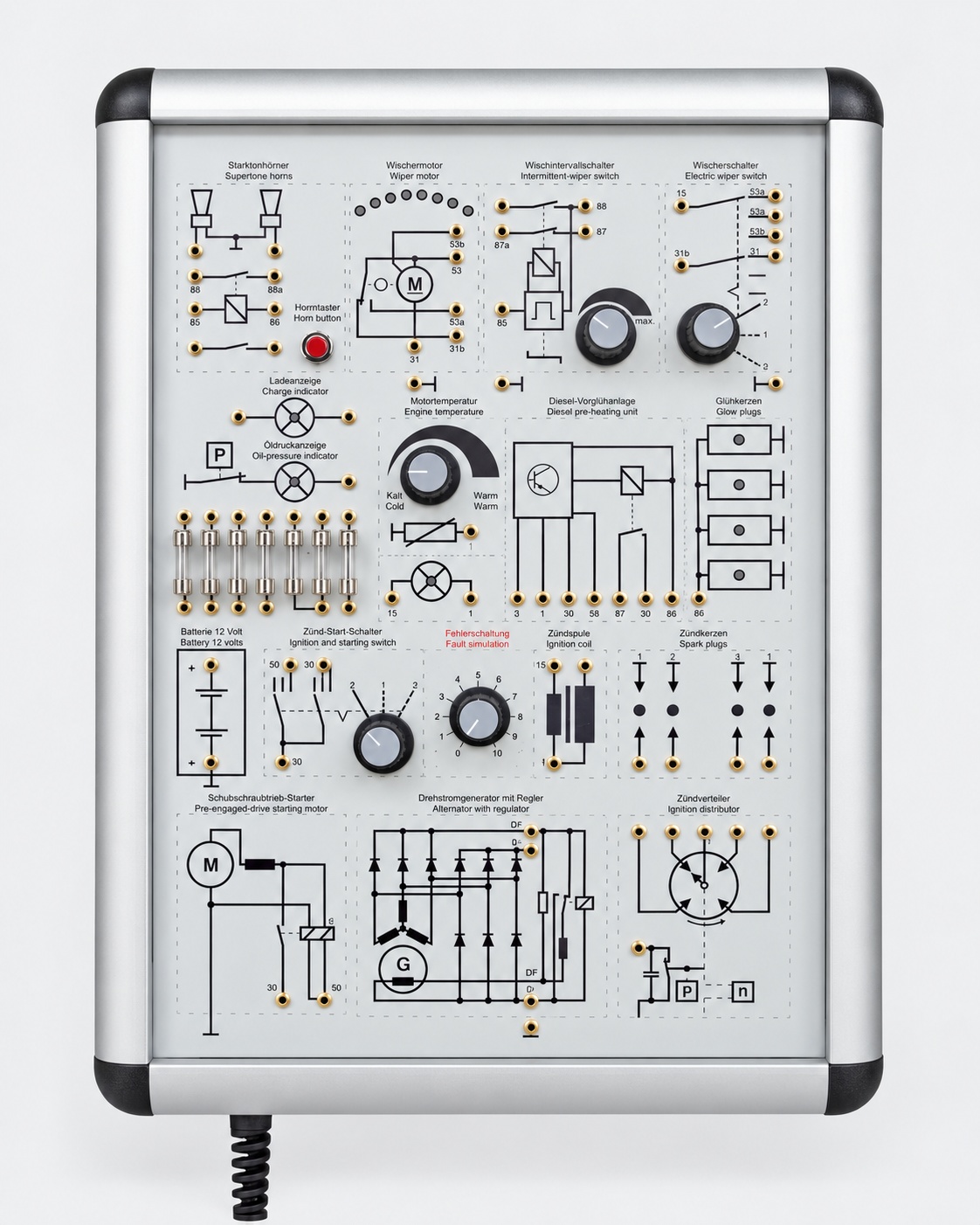 Automotive electrical student trainer EL1, item 0000 8110