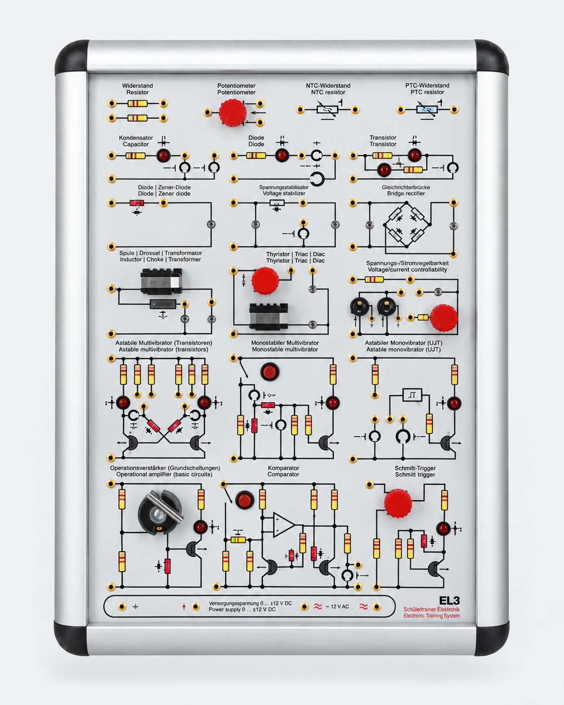 Automotive electronics student trainer EL3, item 0000 8130